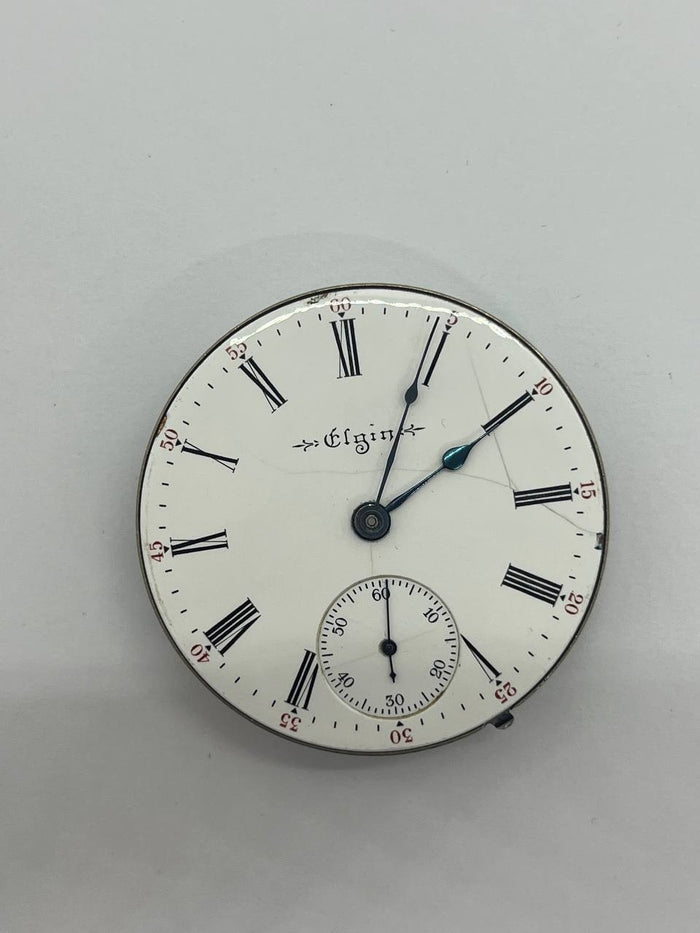 Elgin pocket watch movement 18s