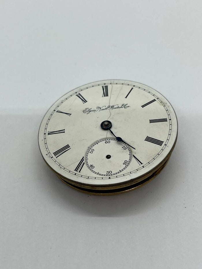 Elgin pocket watch movement 18s