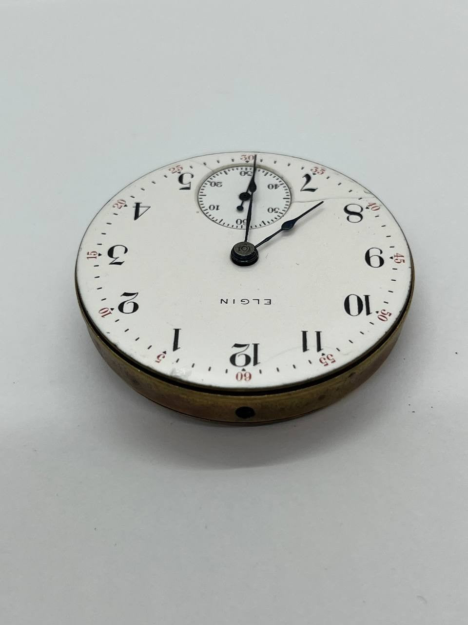 Elgin pocket watch movement 18s