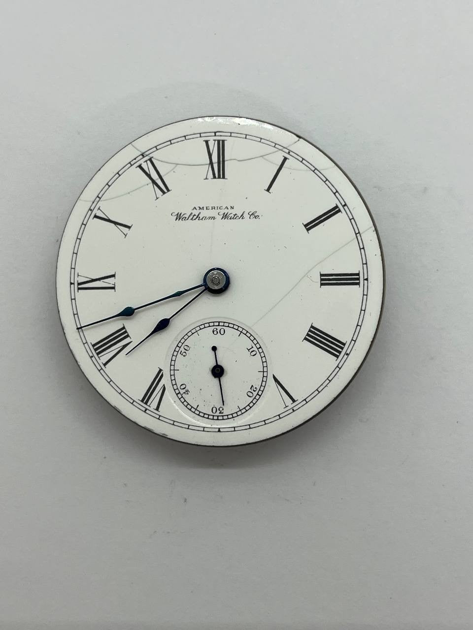 Waltham pocket watch movement 18s