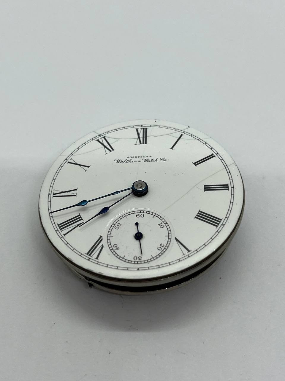 Waltham pocket watch movement 18s