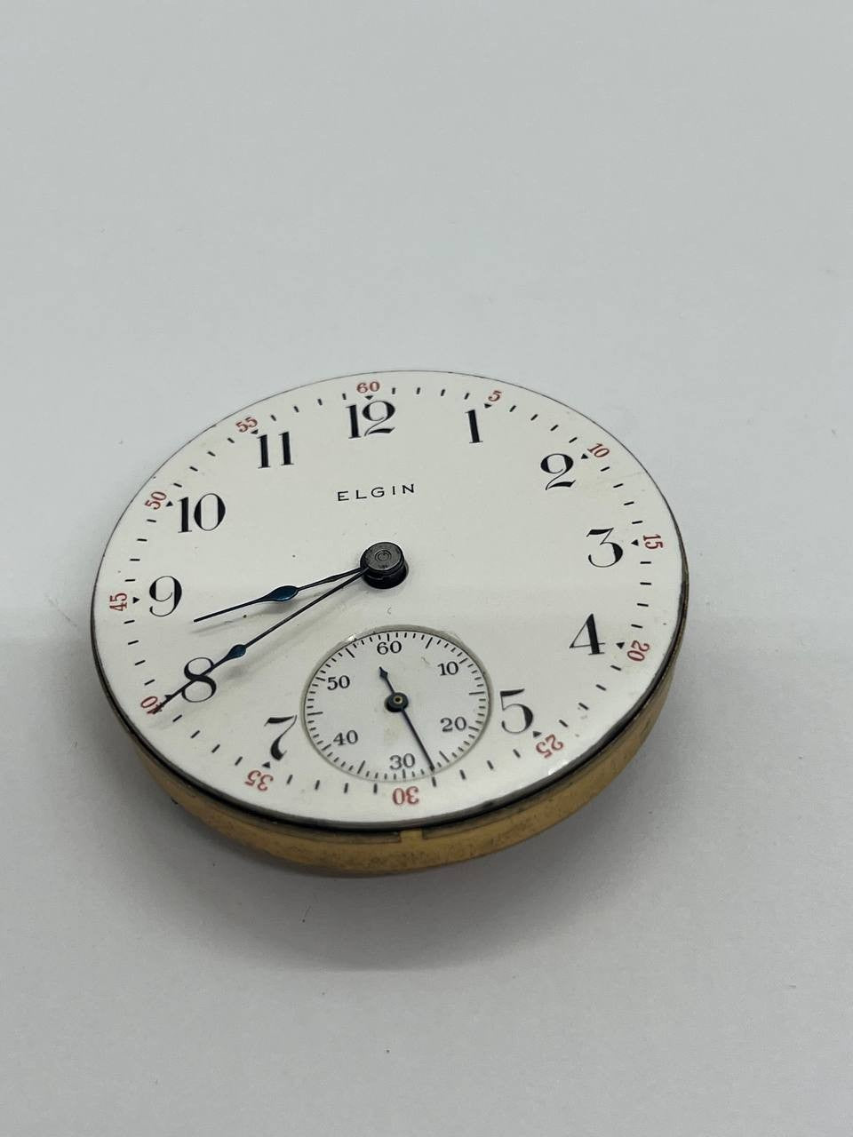 Elgin pocket watch movement 18s
