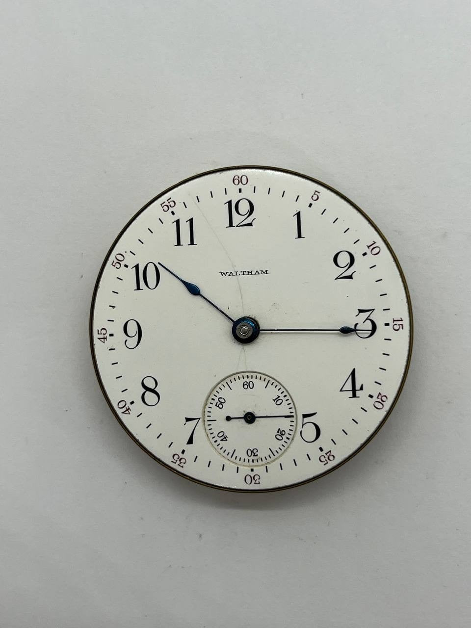 Waltham pocket watch movement 18s