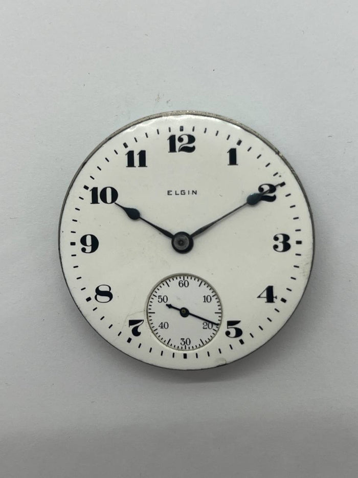 Elgin pocket watch movement 18s