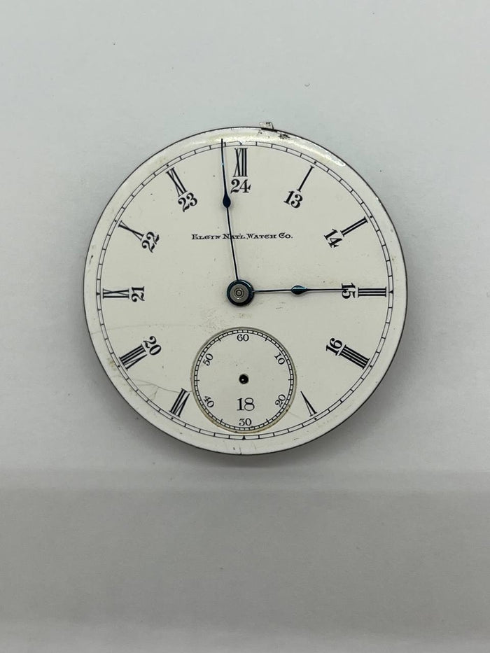 Elgin pocket watch movement 18s