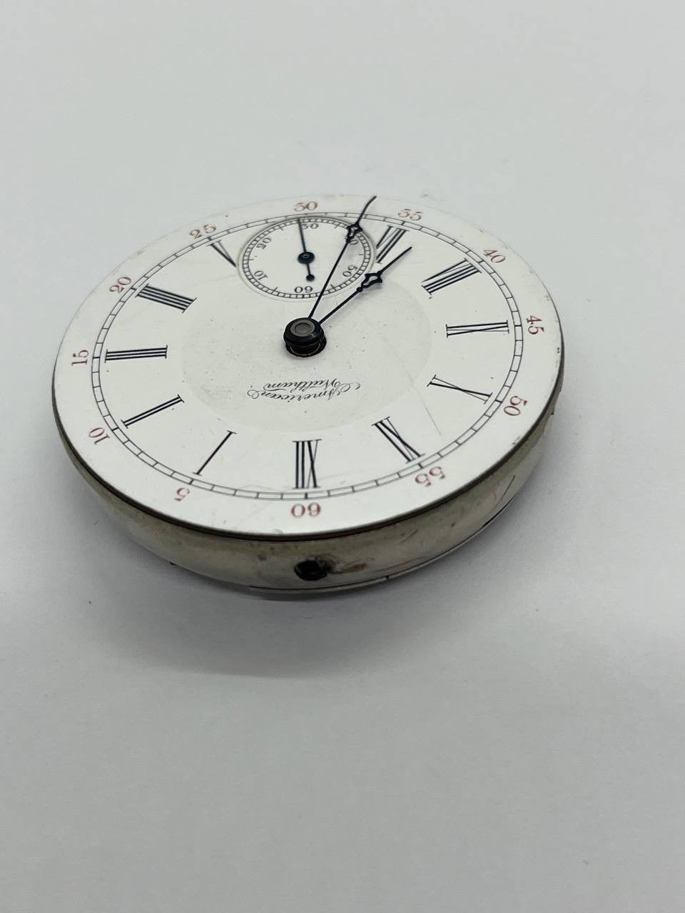 Waltham pocket watch movement 18s