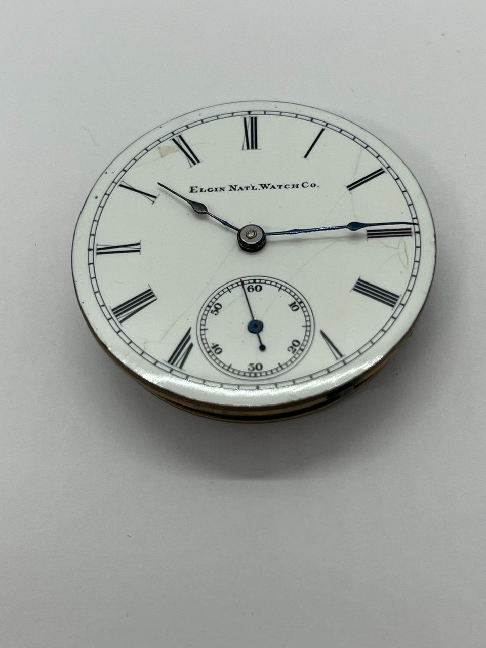 Elgin pocket watch movement 18s