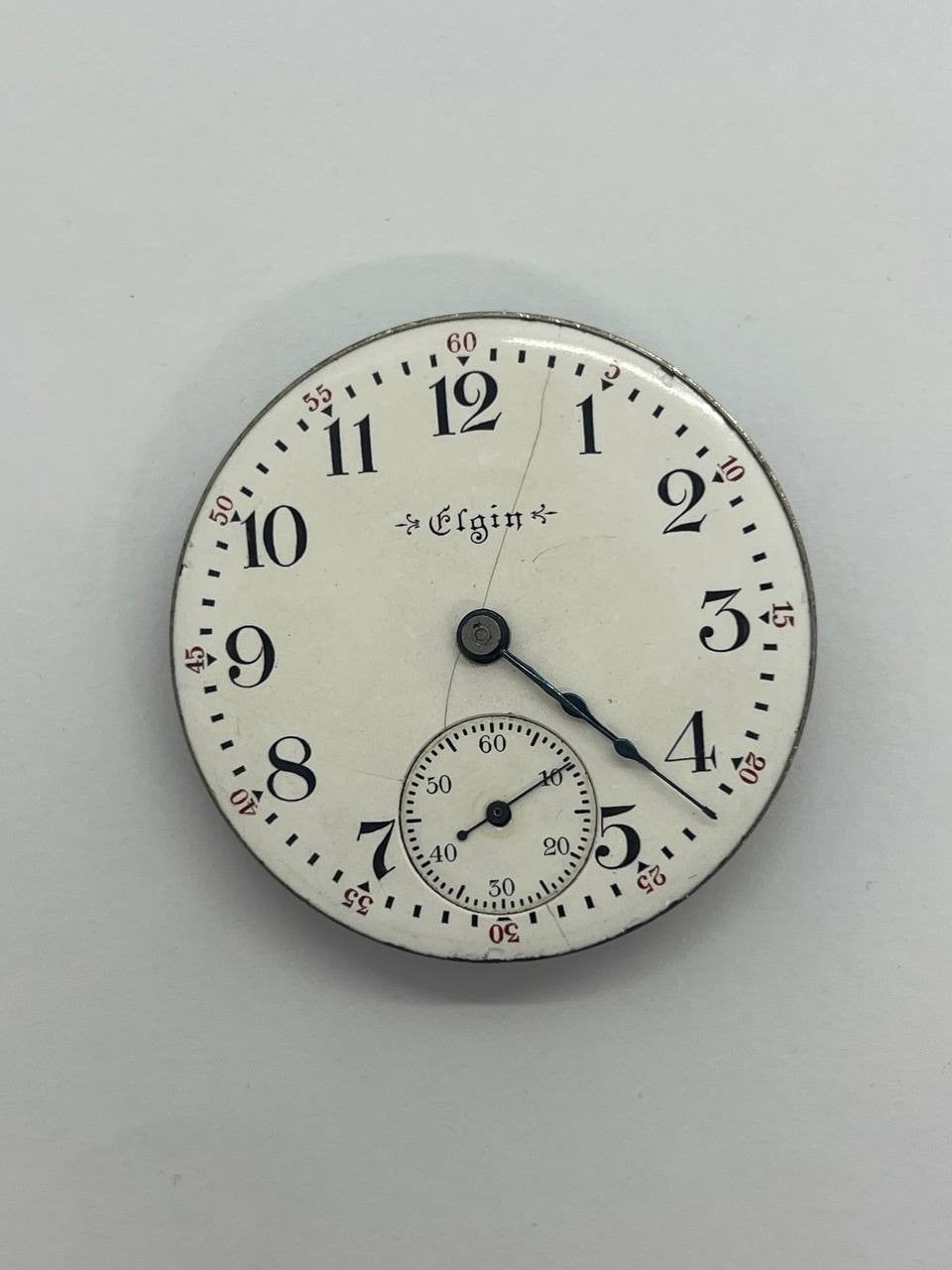Elgin pocket watch movement 18s
