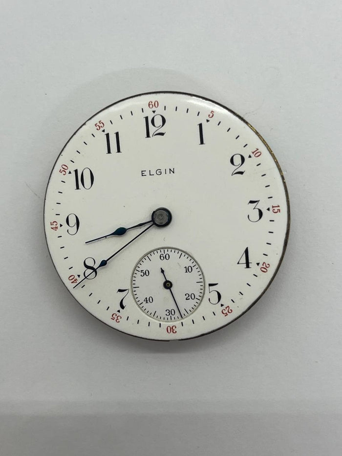 Elgin pocket watch movement 18s