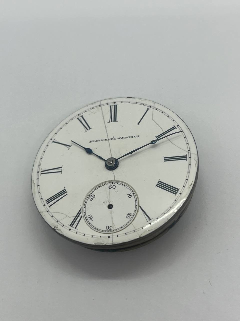 Elgin pocket watch movement 18s
