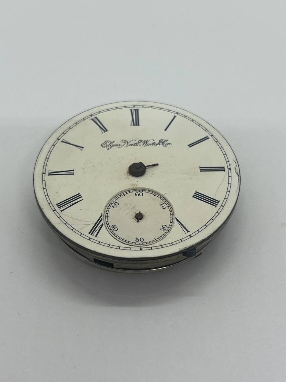 Elgin pocket watch movement 18s