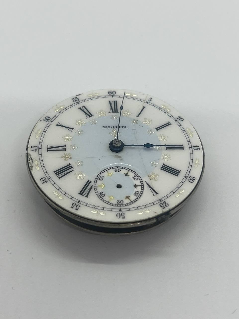 Elgin pocket watch movement 18s