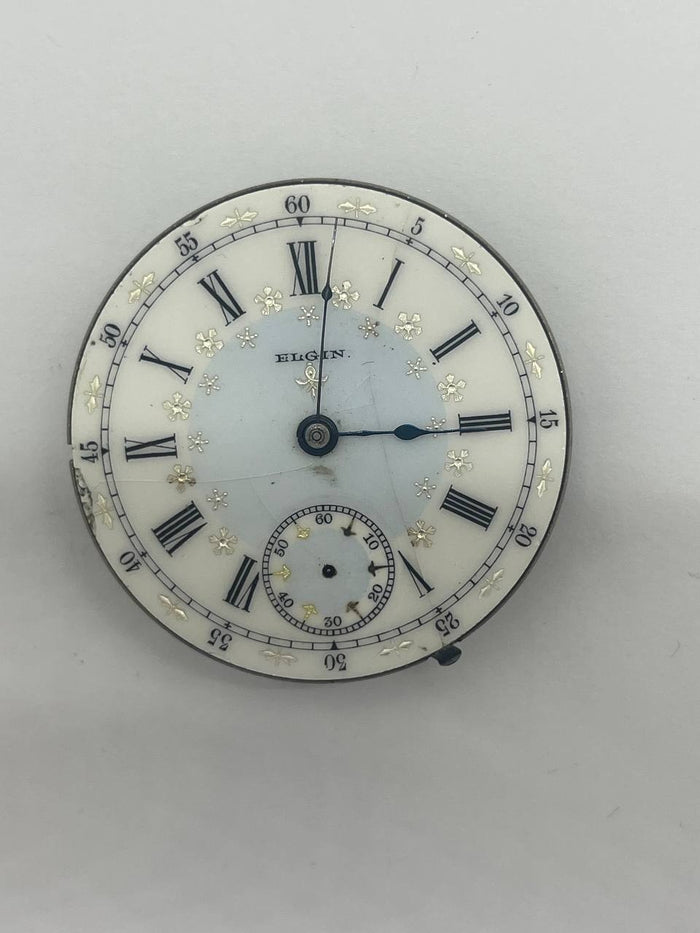 Elgin pocket watch movement 18s