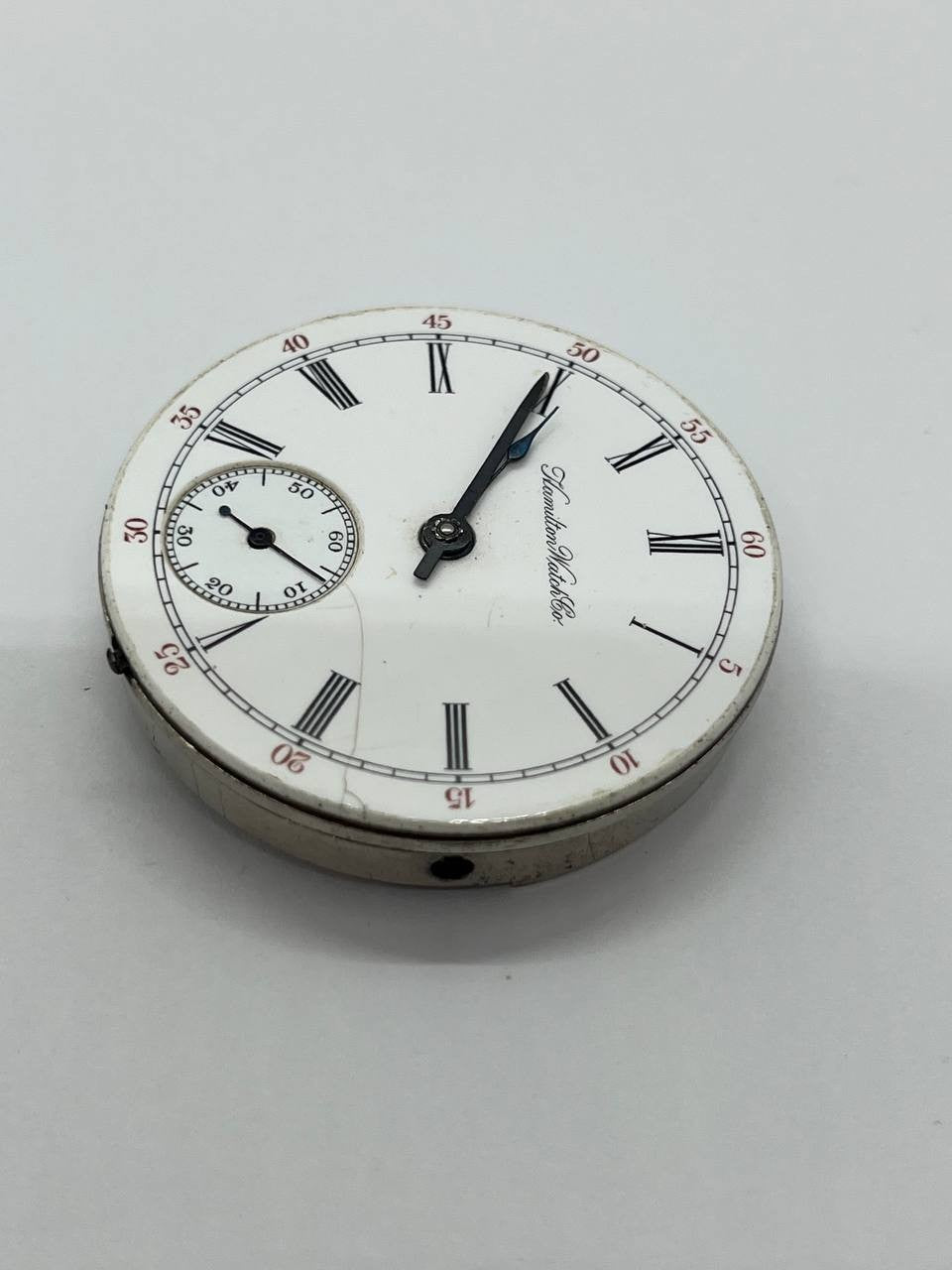 Hamilton pocket watch movement 18s