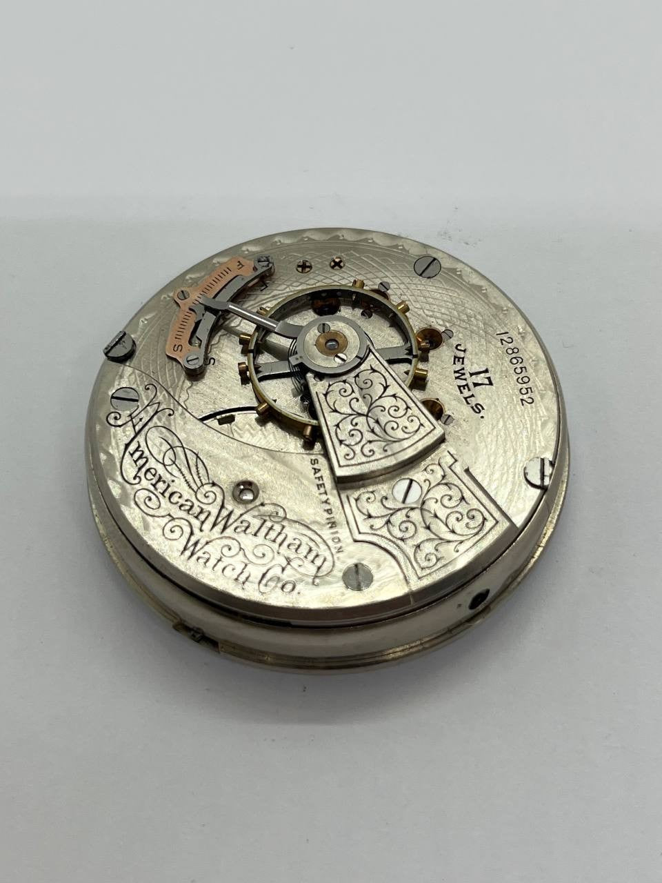 Waltham pocket watch movement 18s