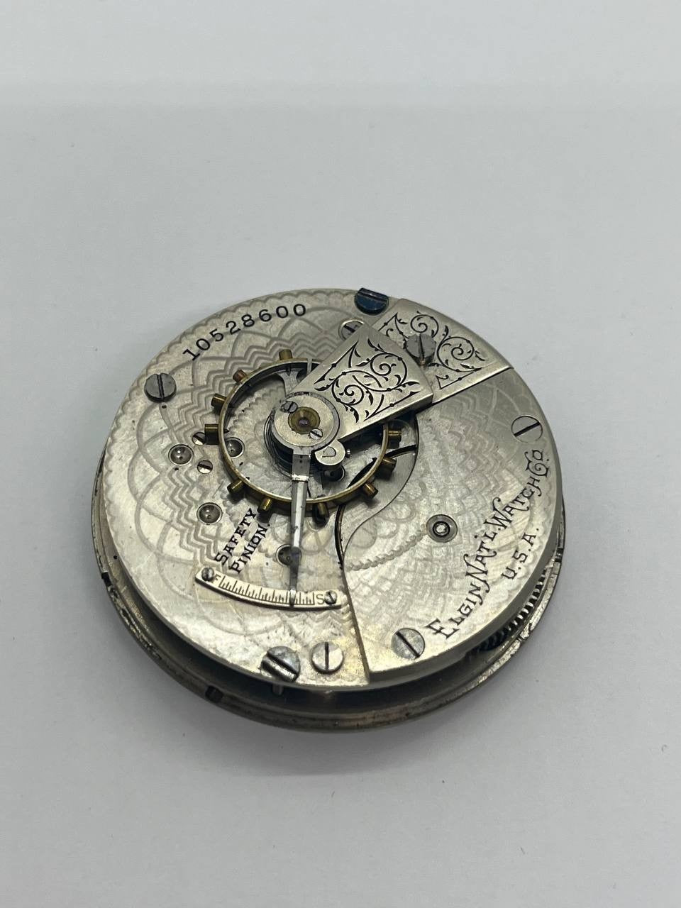 Elgin pocket watch movement 18s
