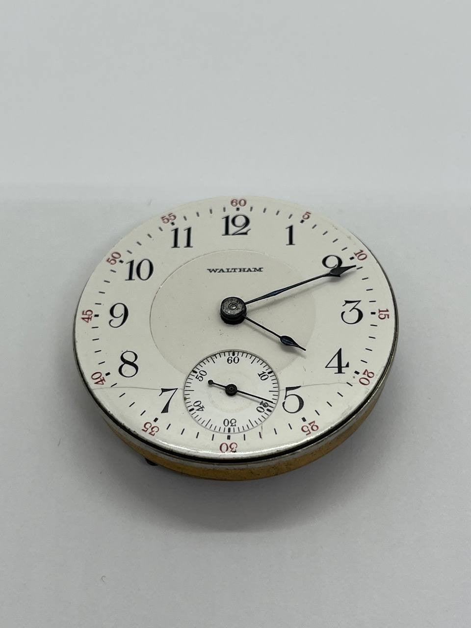 Waltham pocket watch movement 18s