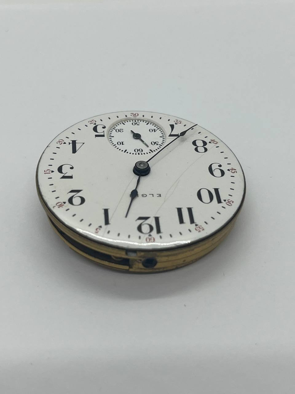 Elgin pocket watch movement 18s