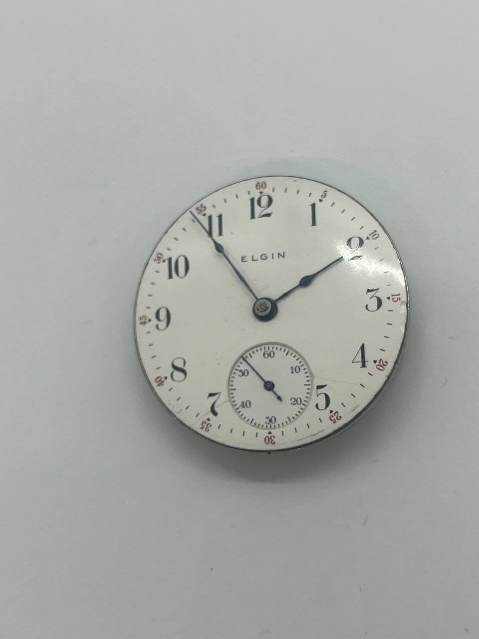 Elgin pocket watch movement 18s