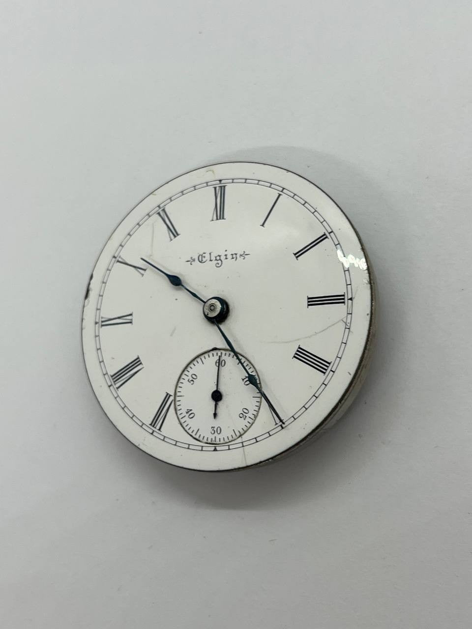 Elgin pocket watch movement 18s