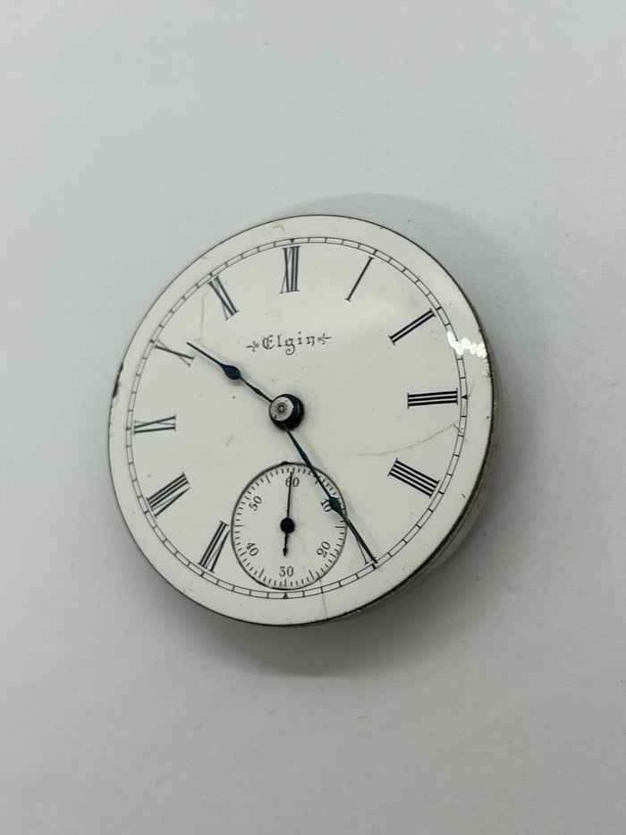 Elgin pocket watch movement 18s