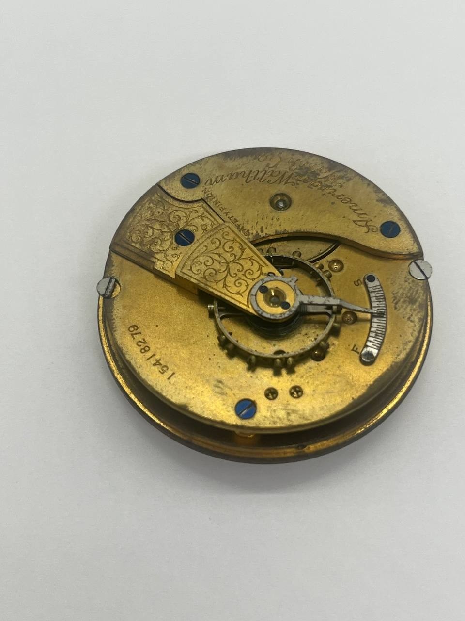 Waltham pocket watch movement 18s