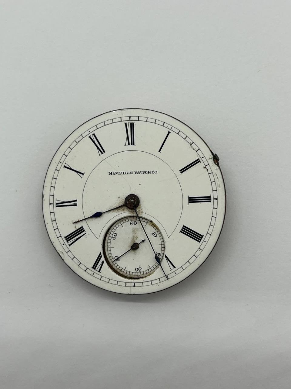 Hampden pocket watch movement 18s
