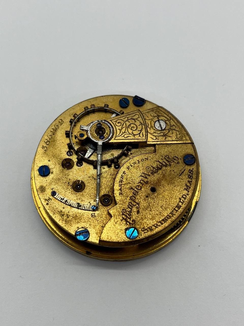 Hampden pocket watch movement 18s