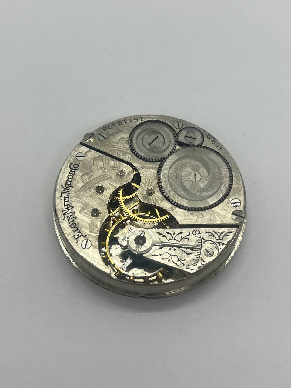 Elgin pocket watch movement 16s