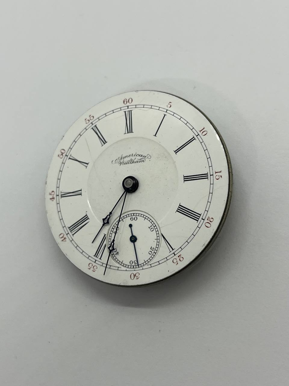 Waltham pocket watch movement 18s
