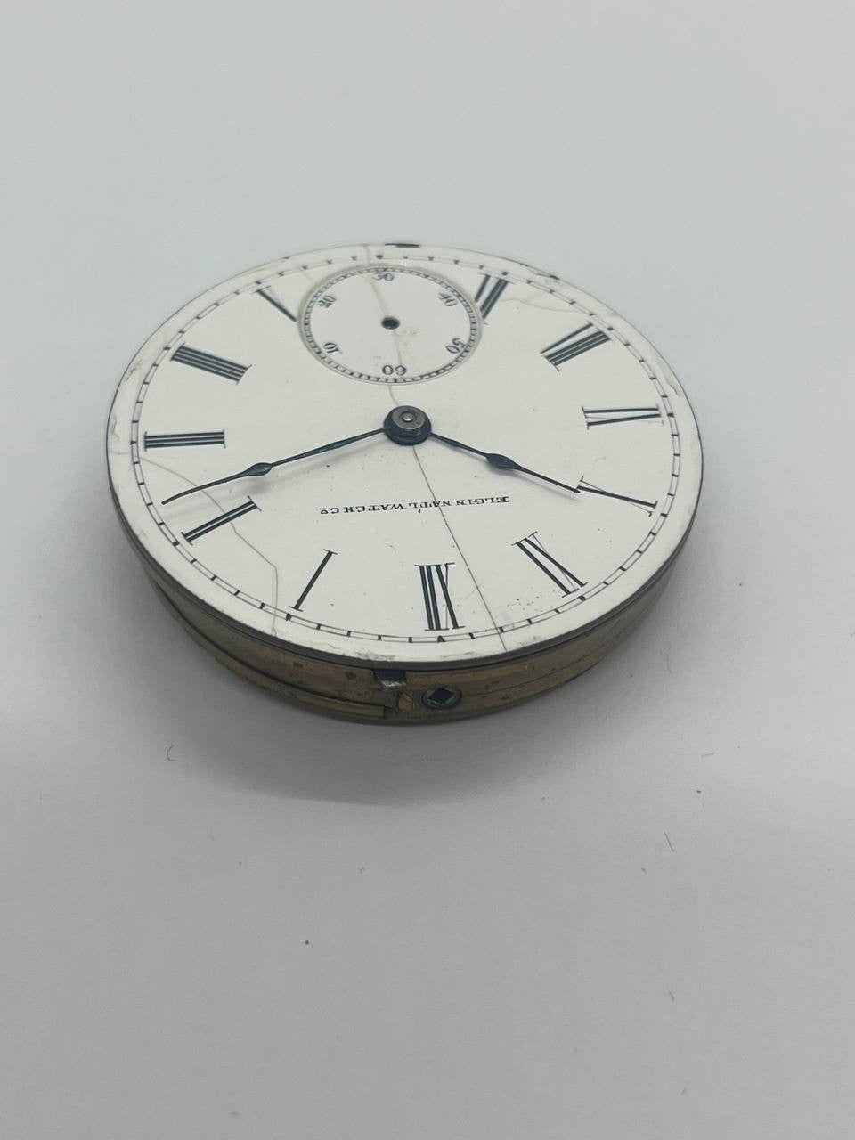 Elgin pocket watch movement 18s