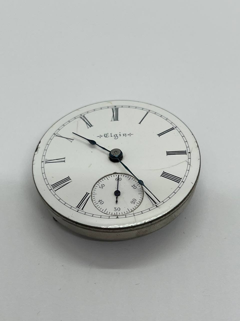 Elgin pocket watch movement 18s