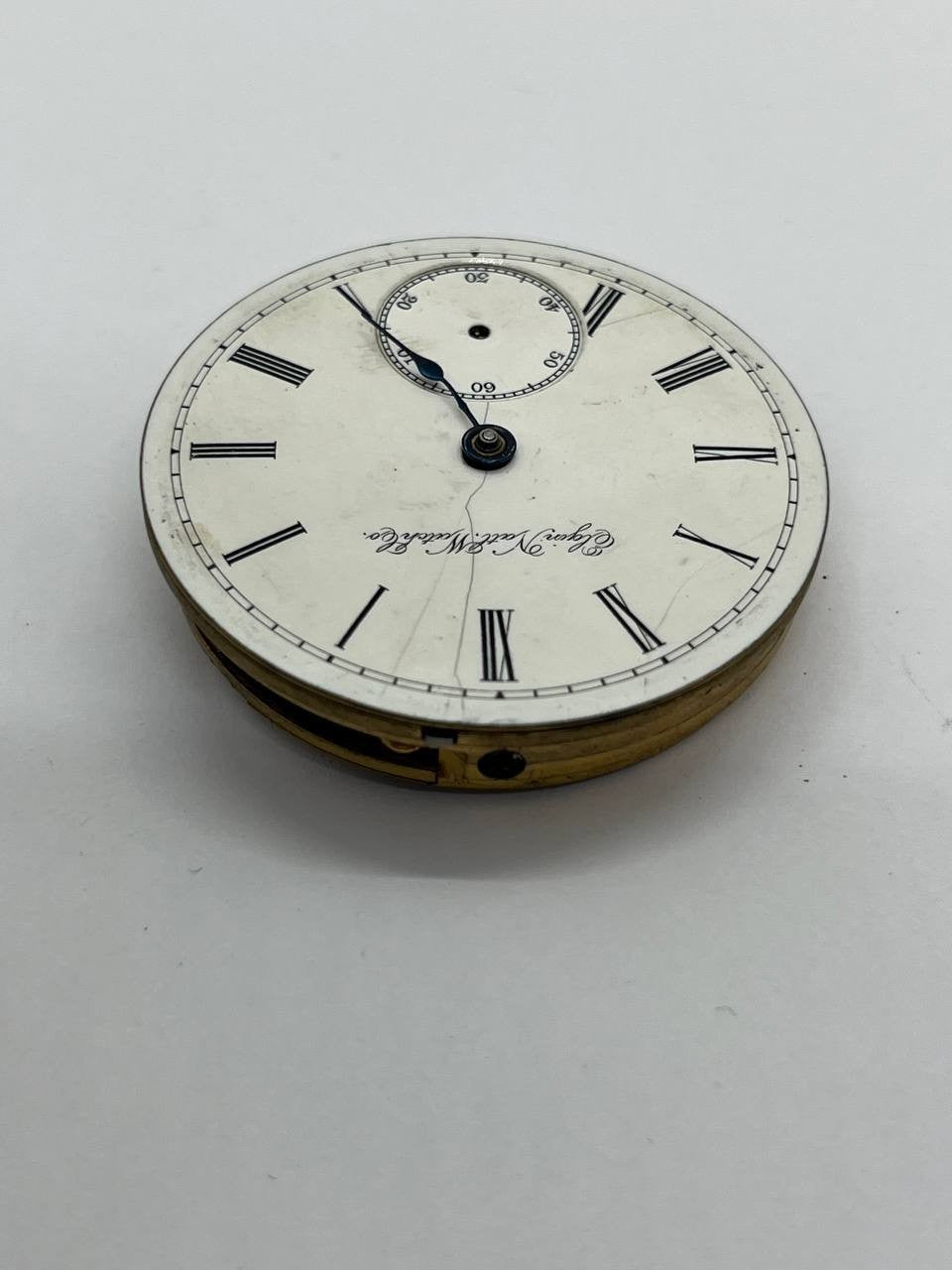 Elgin pocket watch movement 18s