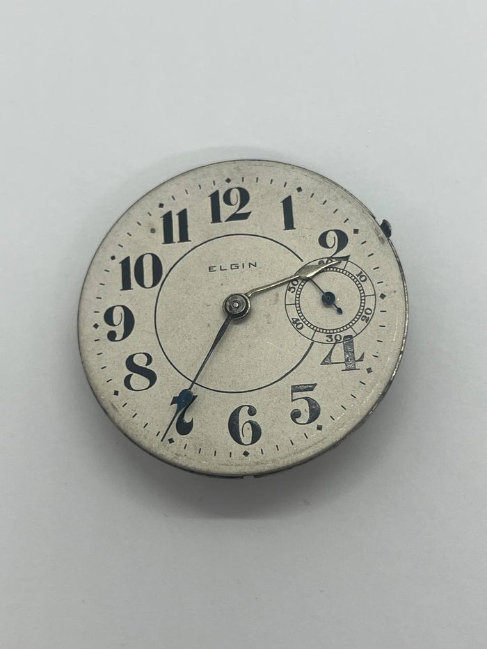 Elgin pocket watch movement 18s