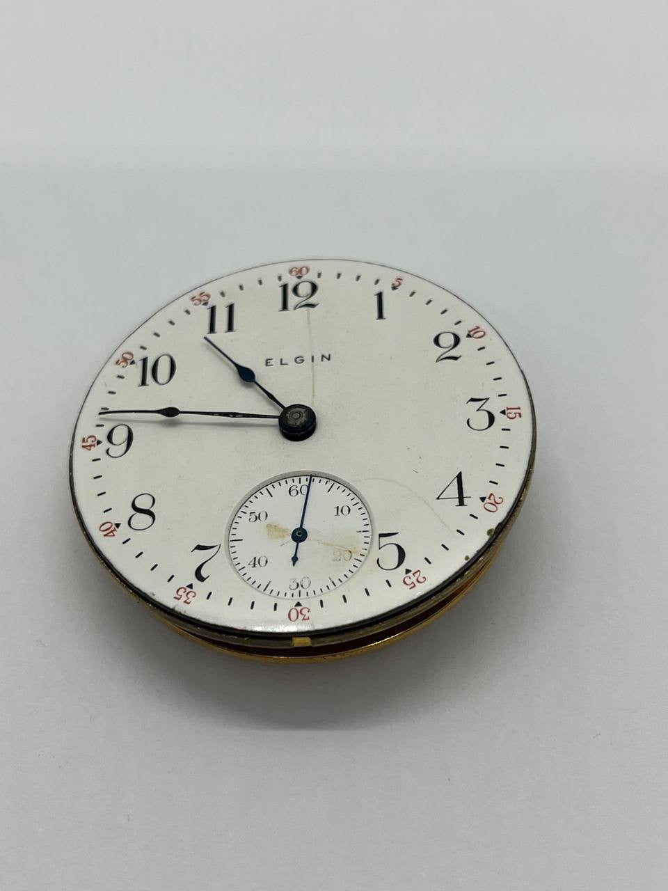 Elgin pocket watch movement 18s
