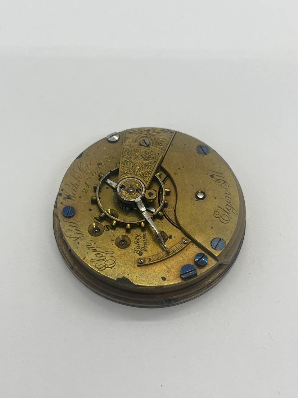 Elgin pocket watch movement 18s