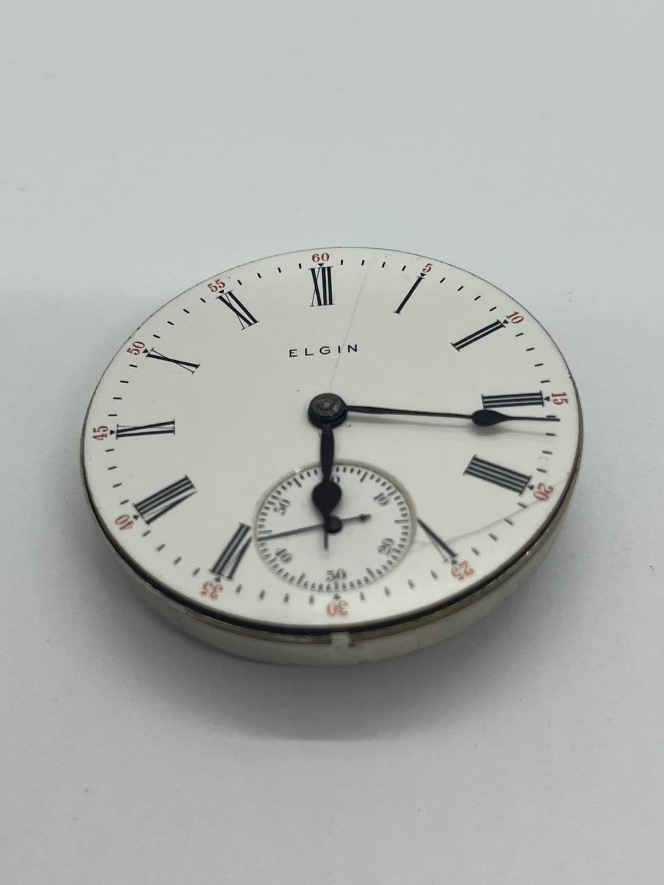 Elgin pocket watch movement 18s
