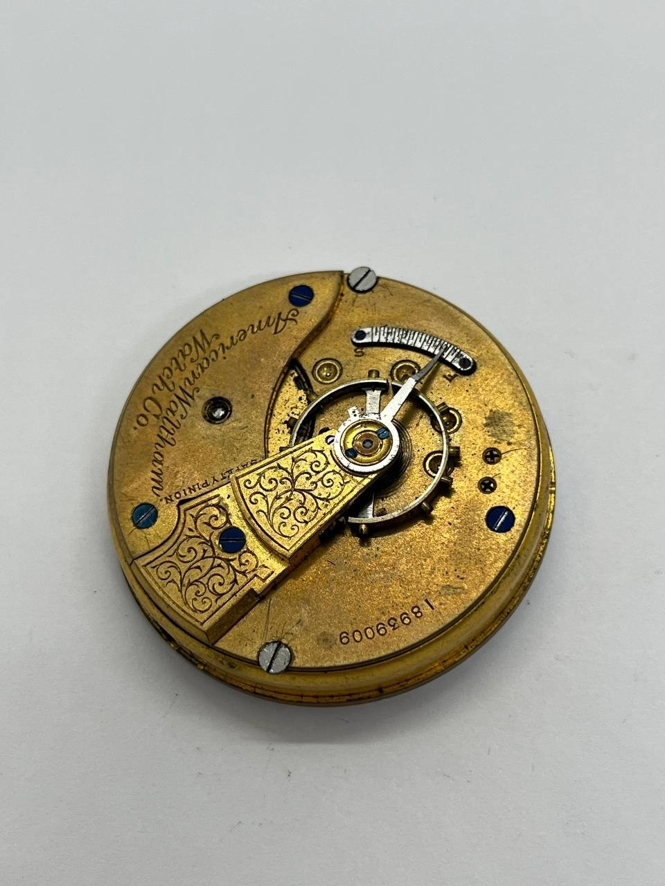 Waltham pocket watch movement 18s
