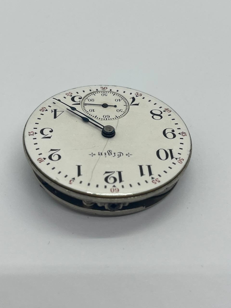Elgin pocket watch movement 18s