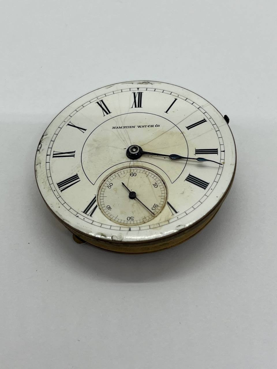 Hampden pocket watch movement 18s