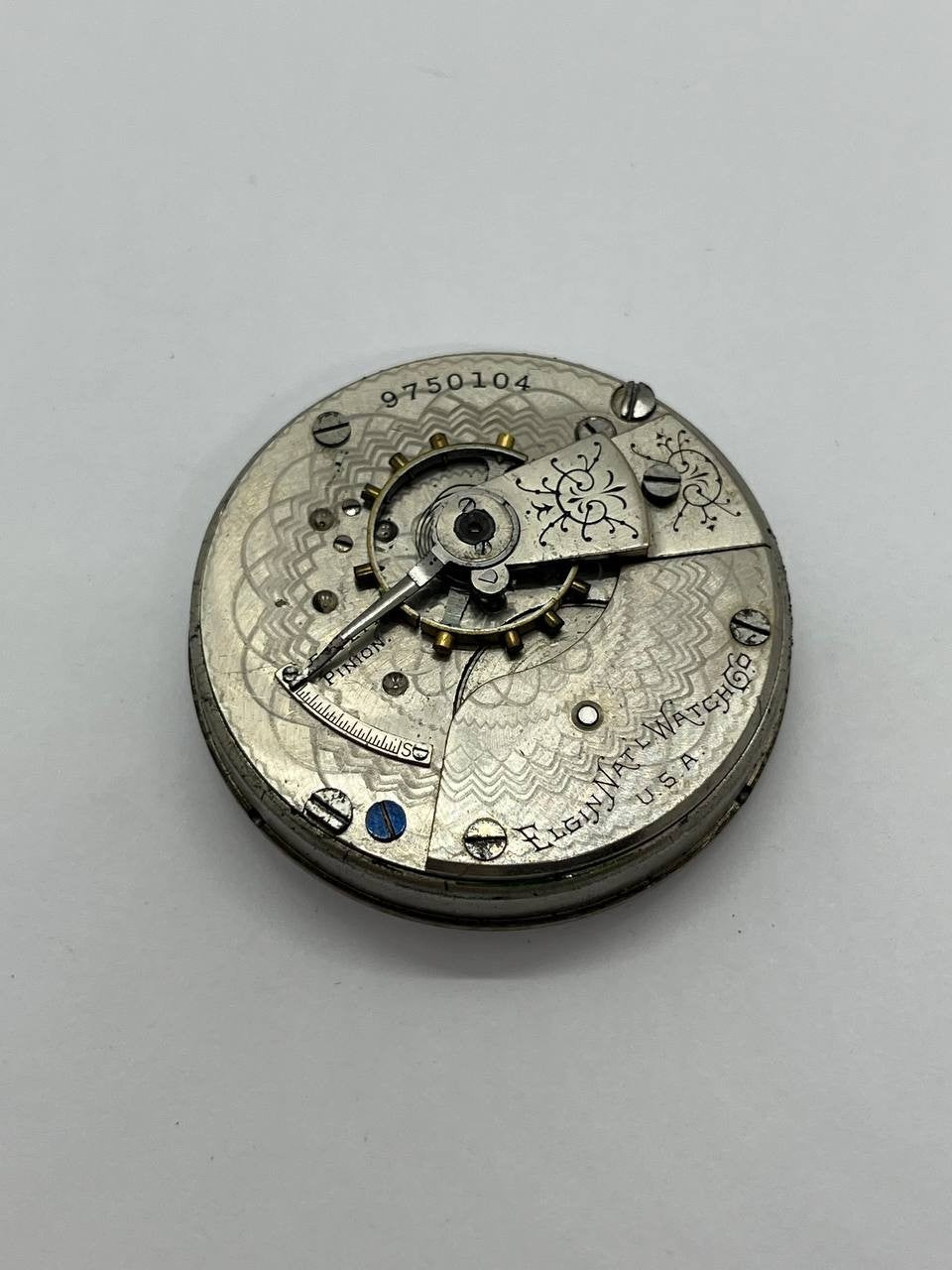 Elgin pocket watch movement 18s