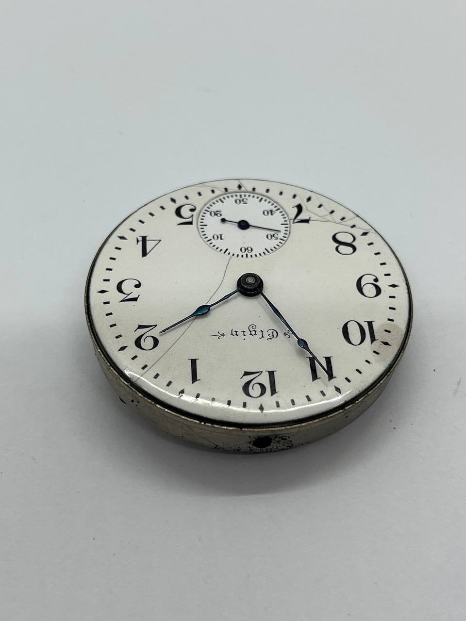 Elgin pocket watch movement 18s