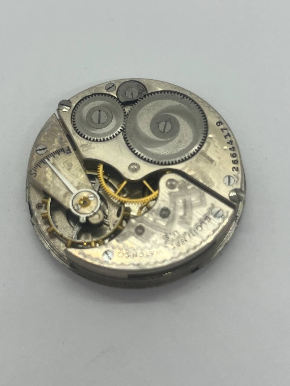 Elgin pocket watch movement 16s