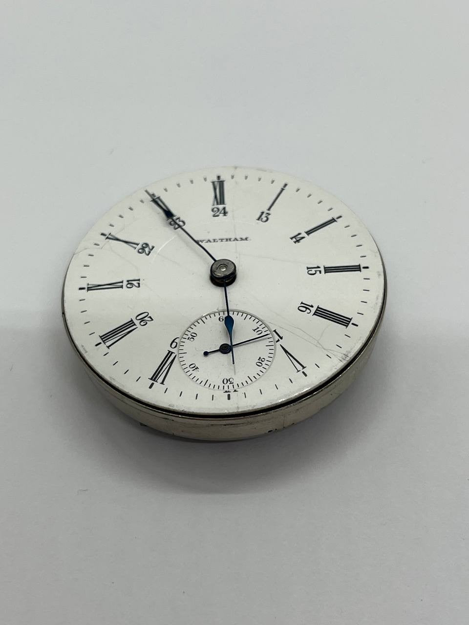 Waltham pocket watch movement 18s