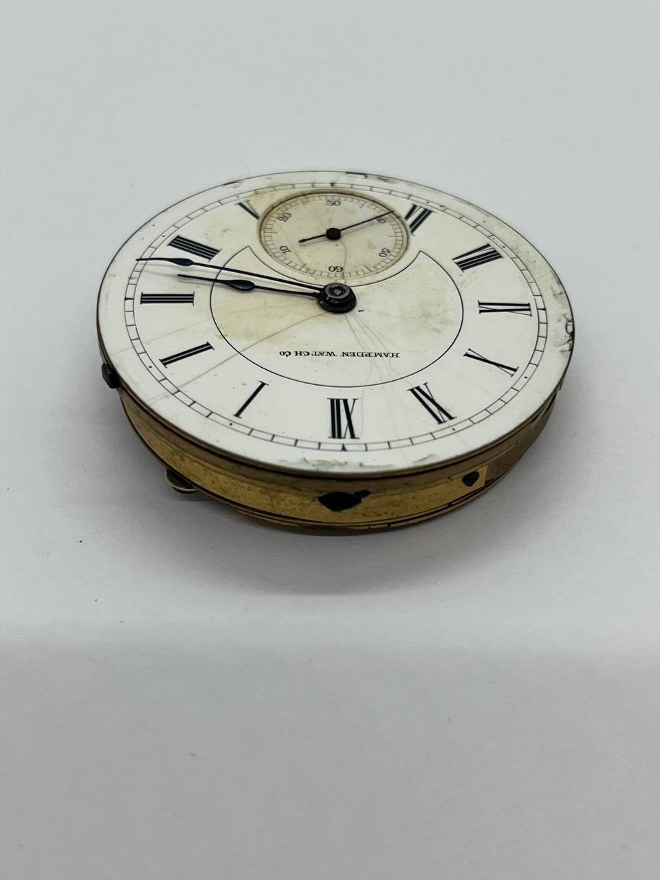 Hampden pocket watch movement 18s