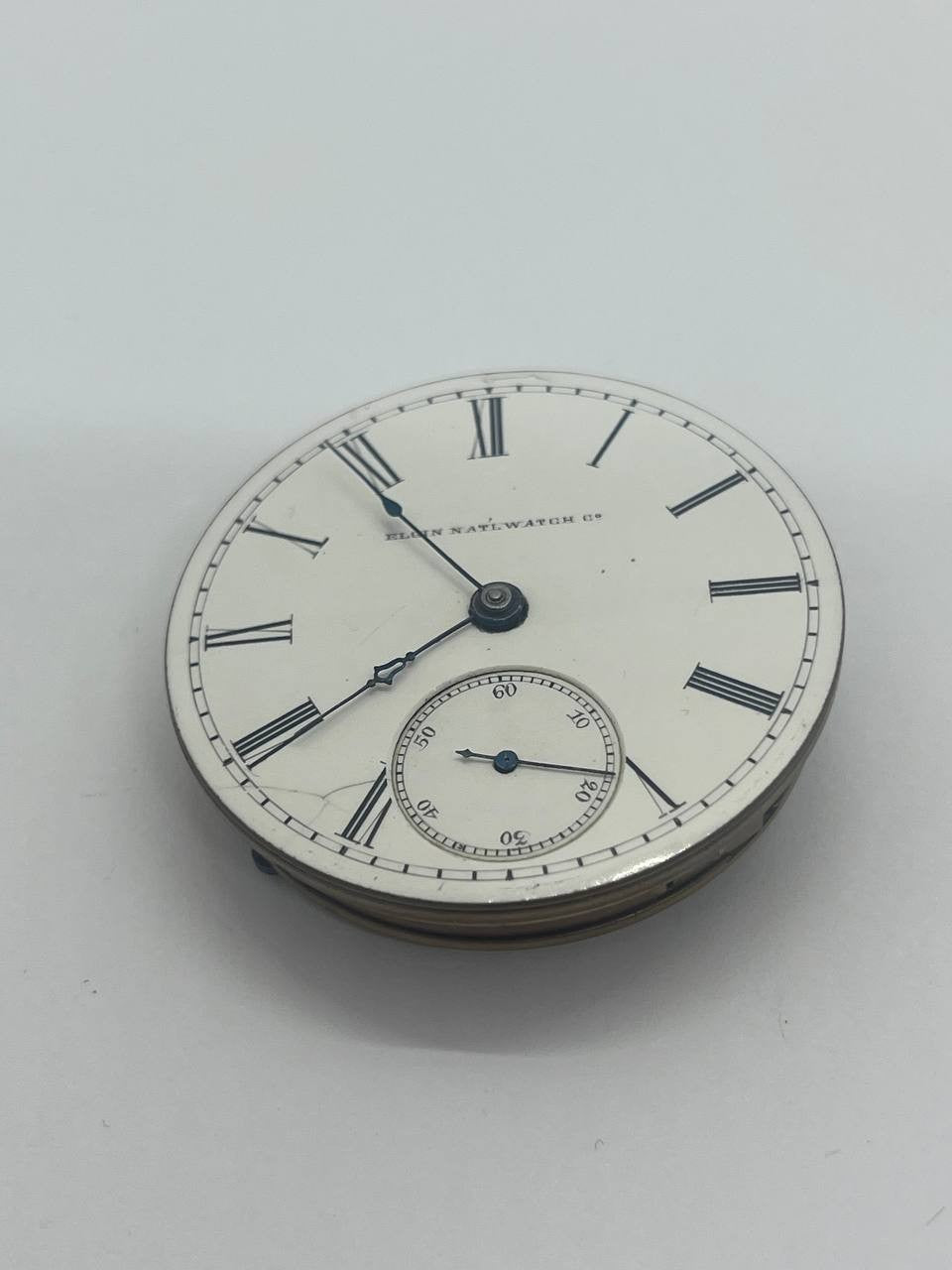 Elgin pocket watch movement 18s