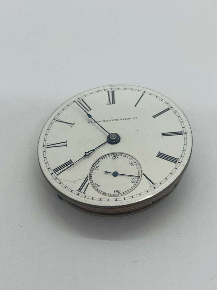 Elgin pocket watch movement 18s