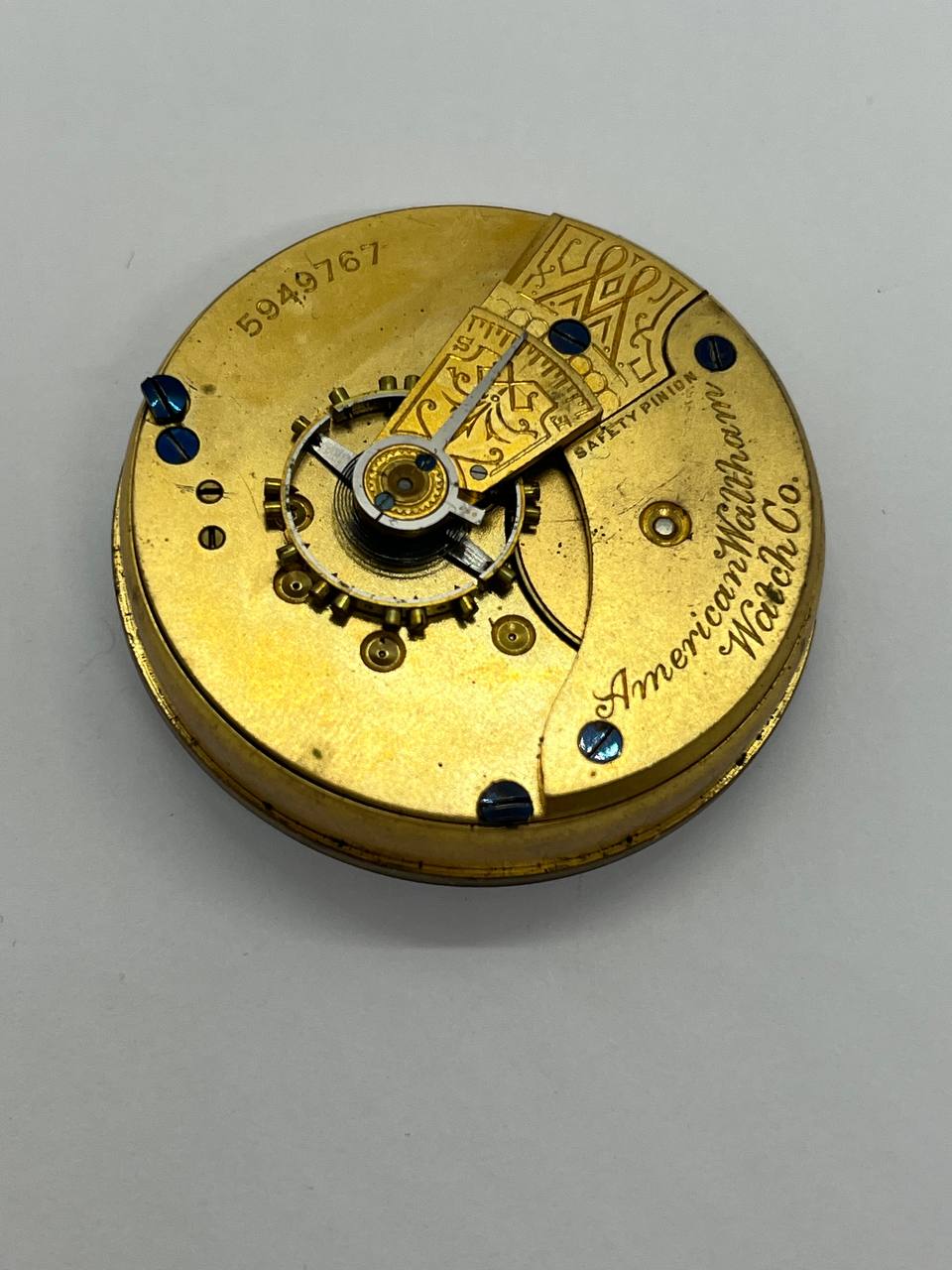 Waltham pocket watch movement 18s